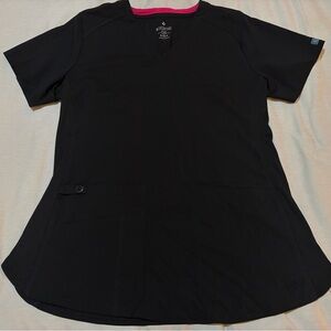🖤 Black Scrub Top - Med Couture Touch - Small 🖤